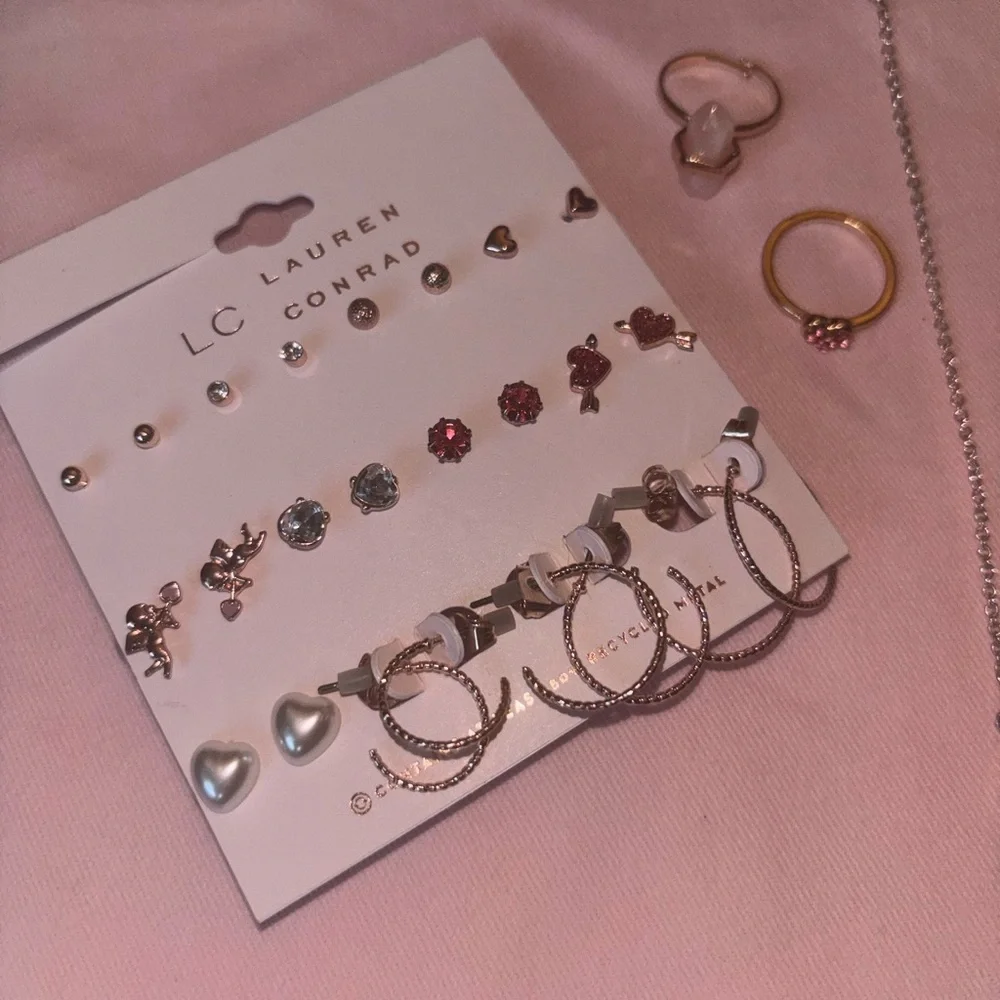 Earrings set , necklaces , bracelet , women & girls jewelry bundle 22 pieces